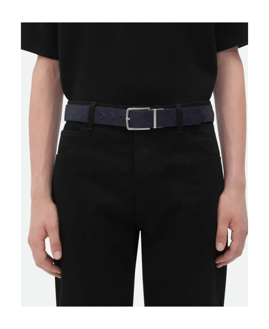 Intrecciato Reversible Buckle Belt