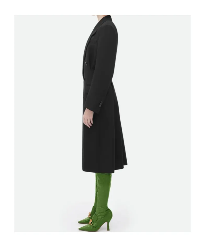 Double-Breasted Wool Coat