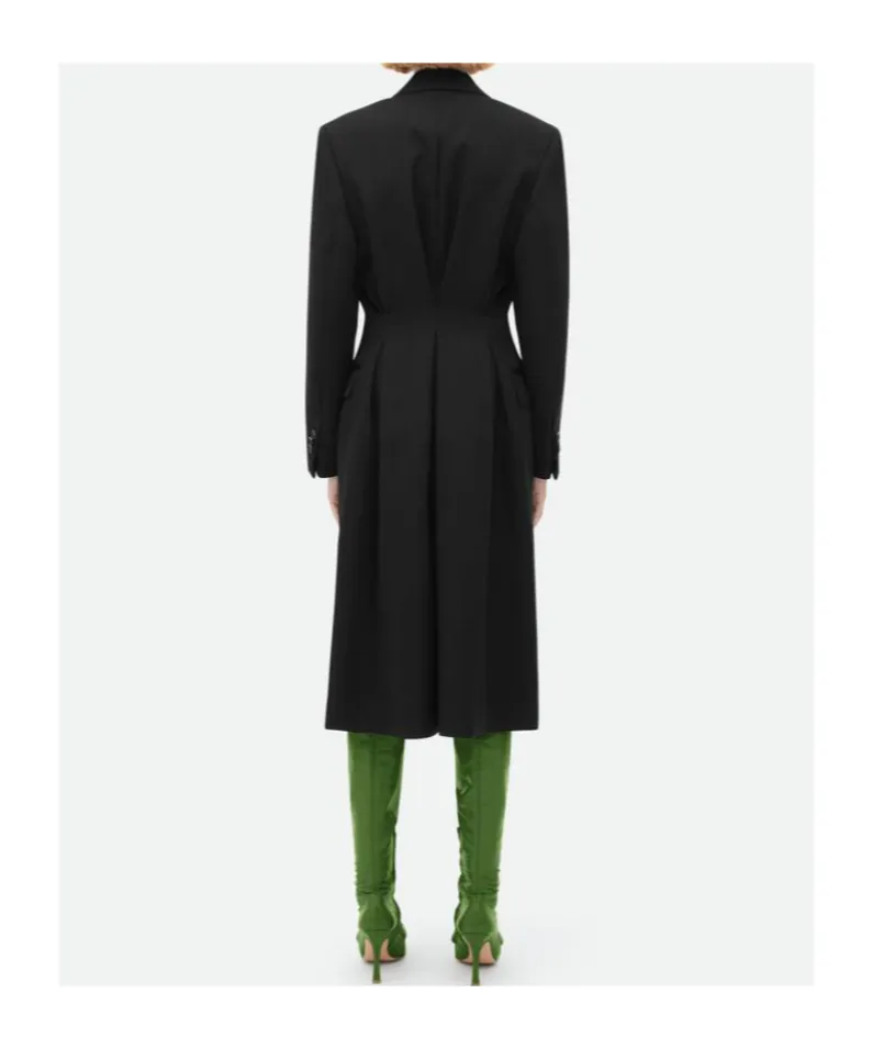 Double-Breasted Wool Coat