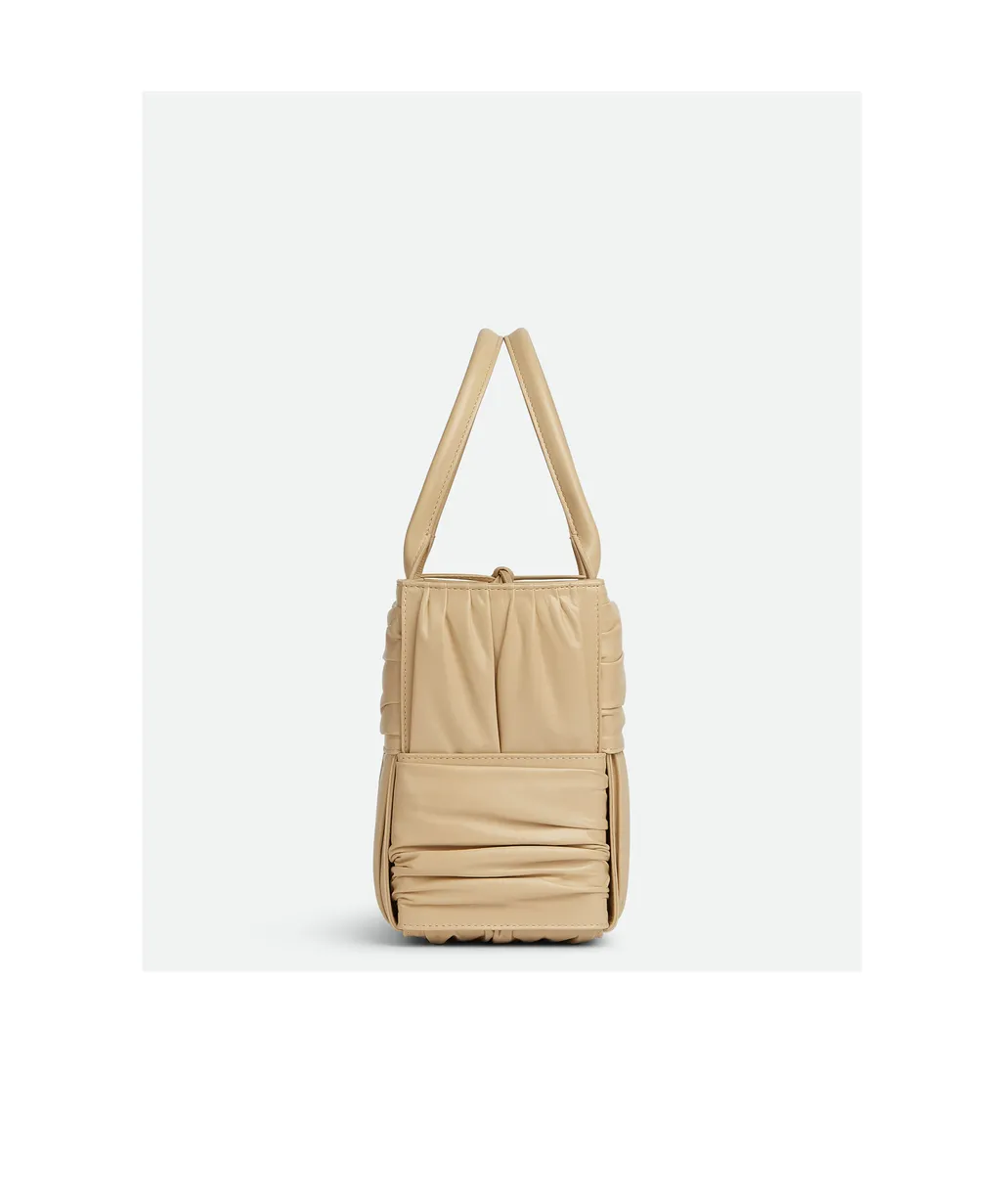 Arco Woven Pleated Tote Bag