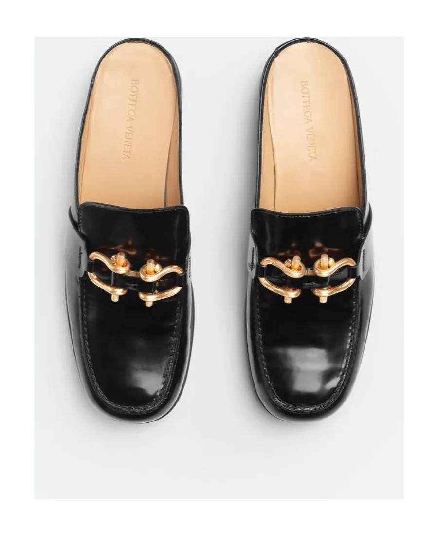Open-Back Leather Loafers
