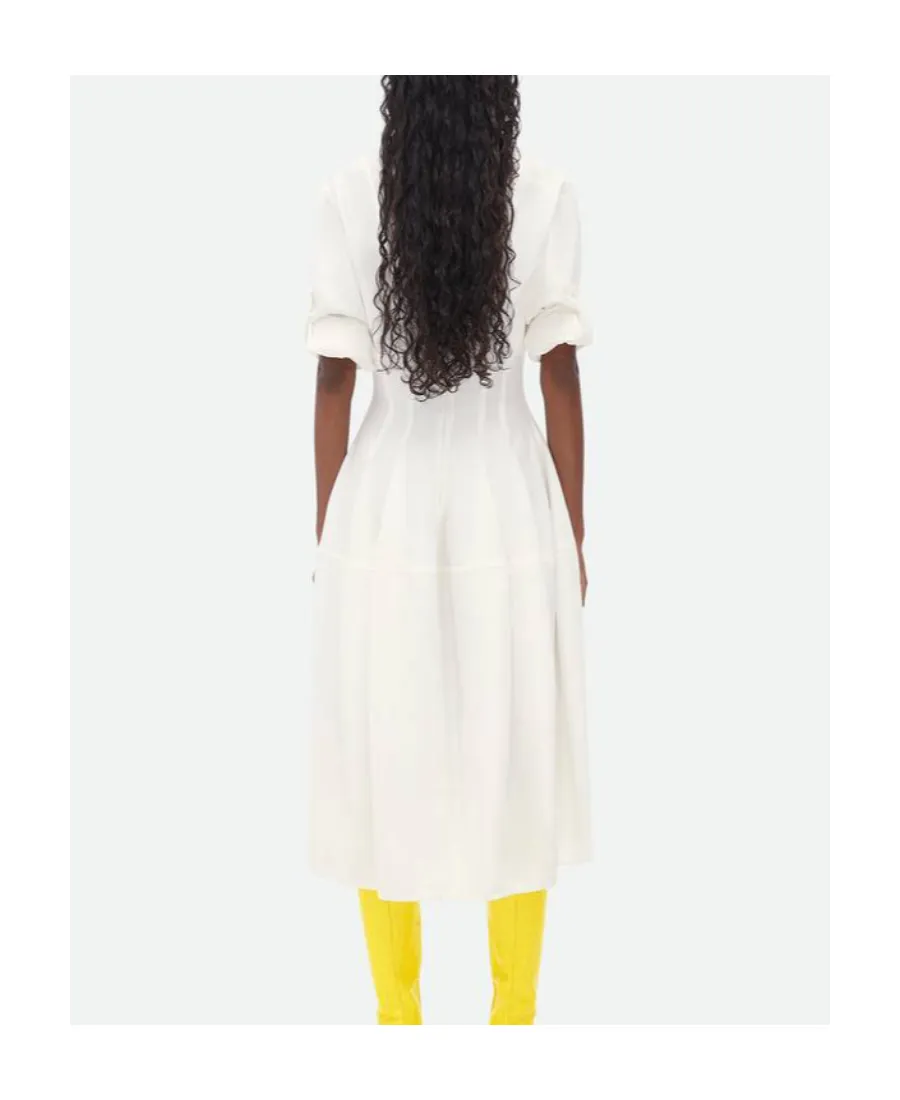 Rolled-Up Sleeved Dress
