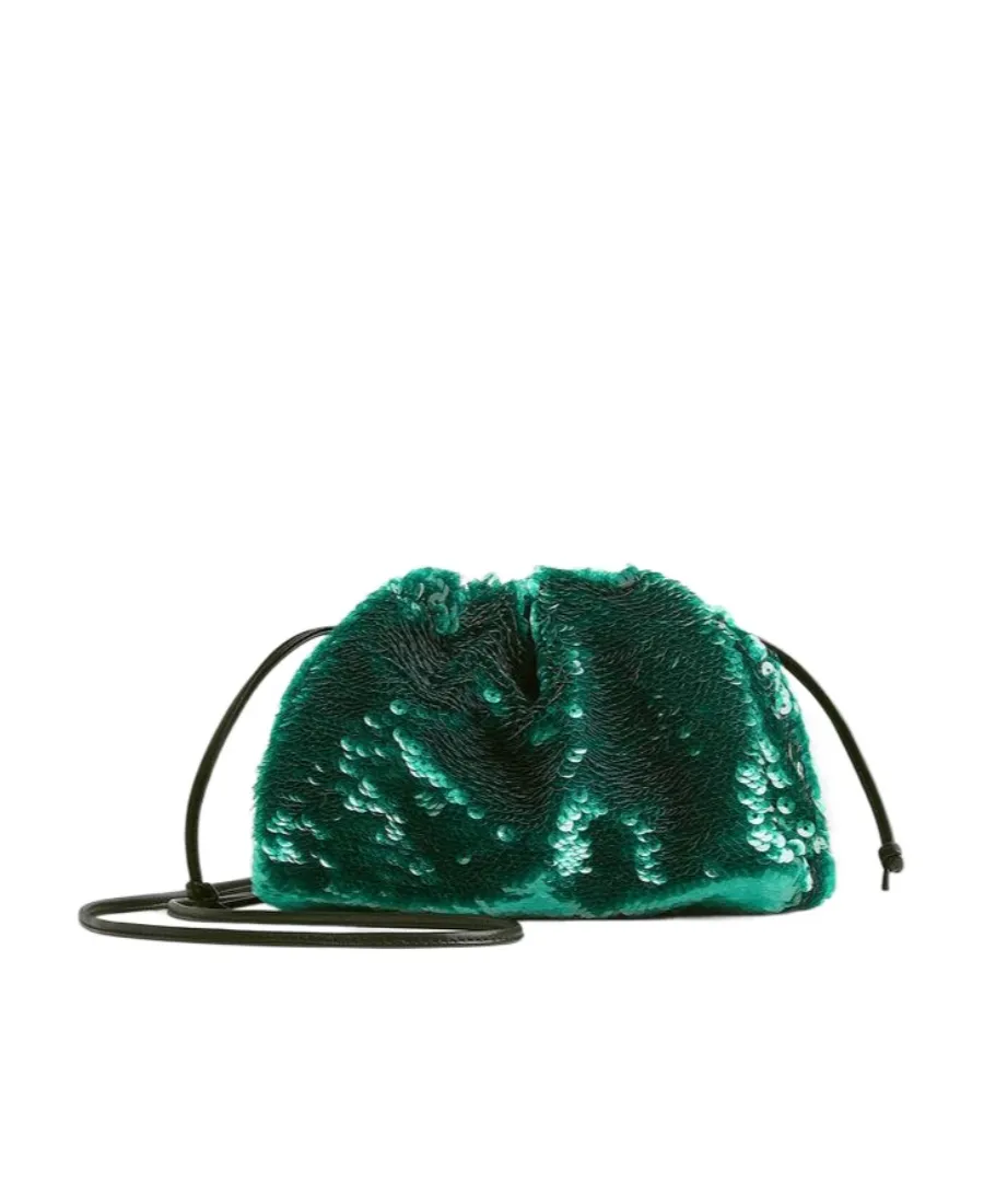 Sequined Shoulder Bag