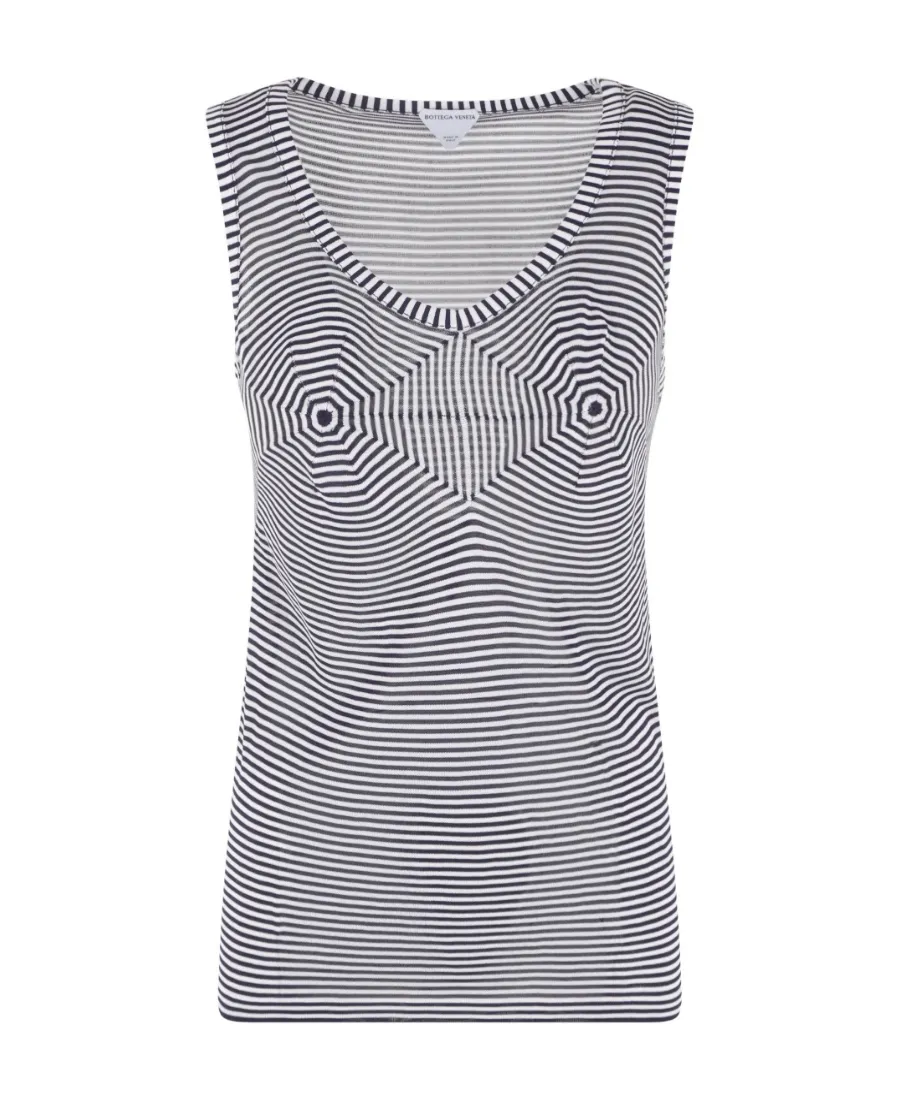 Striped Sleeveless Top