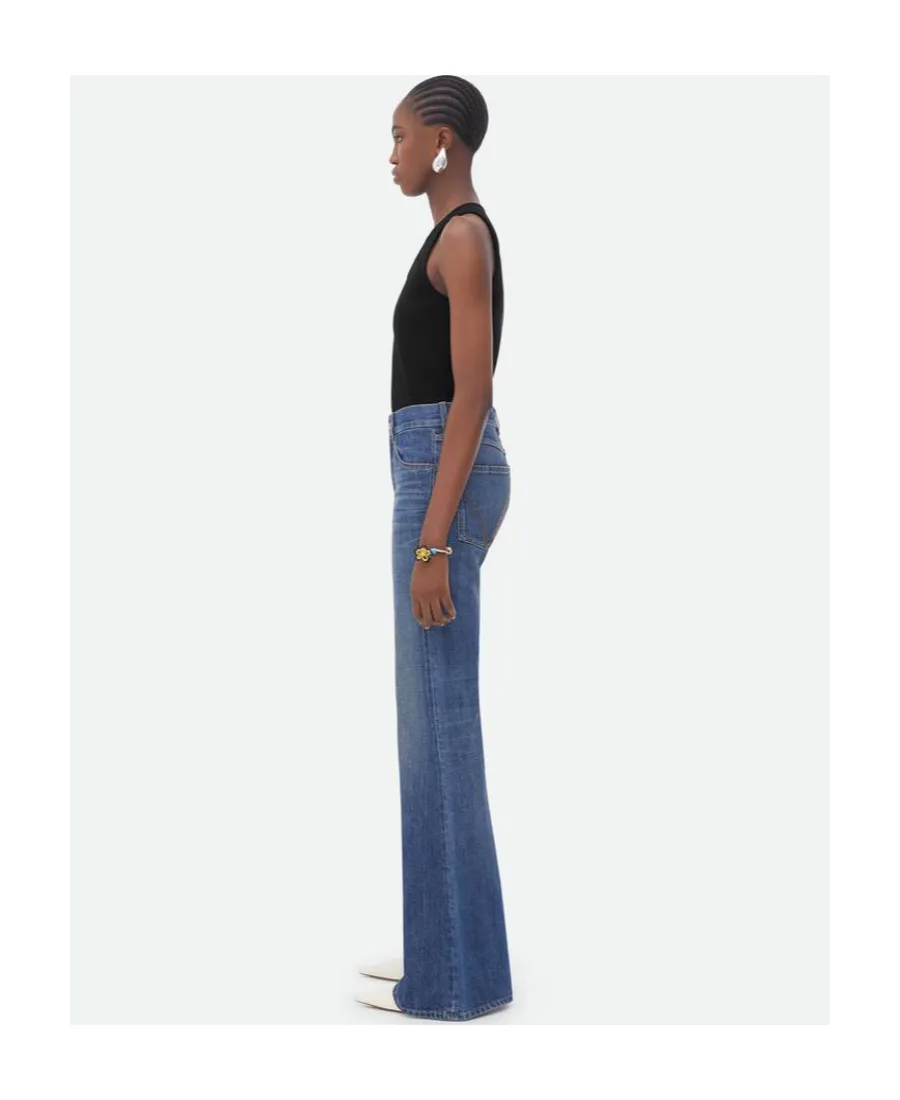 Washed Flared Jeans
