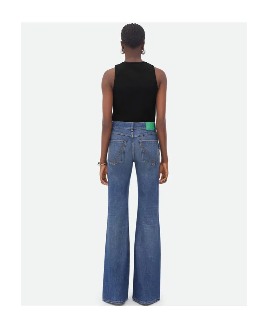 Washed Flared Jeans