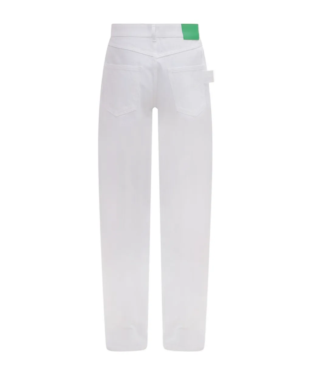 Logo Patch Denim Trousers