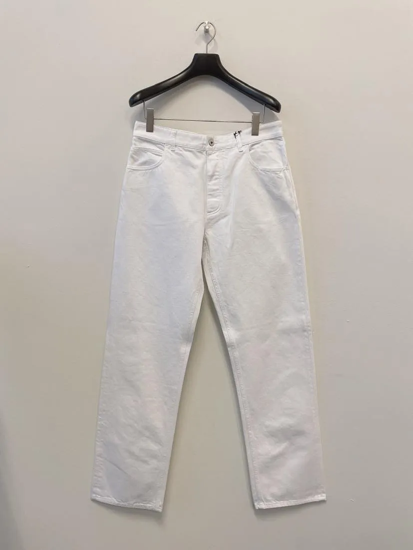 Logo Patch Denim Trousers