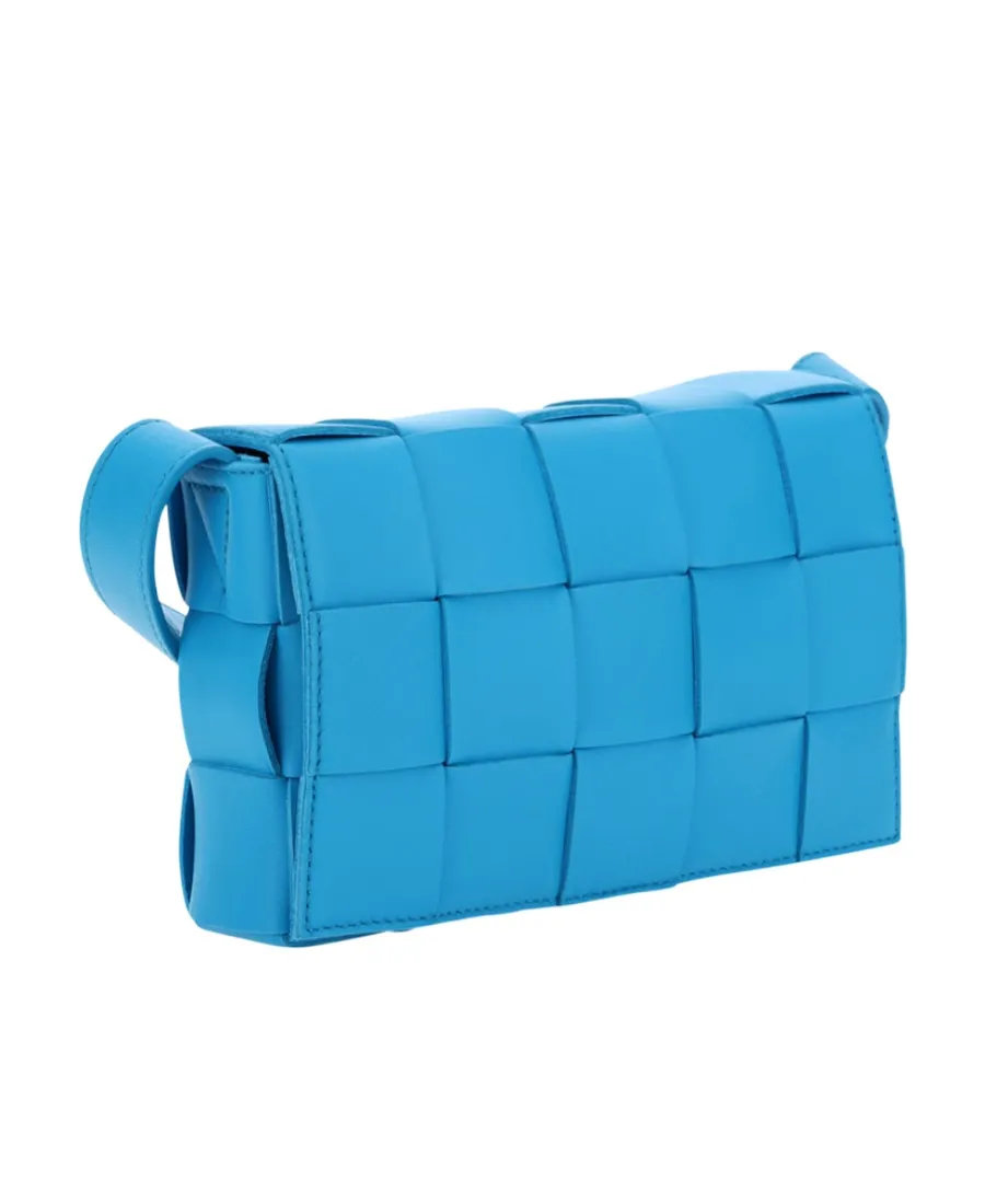 Interwoven Fold-Over Shoulder Bag
