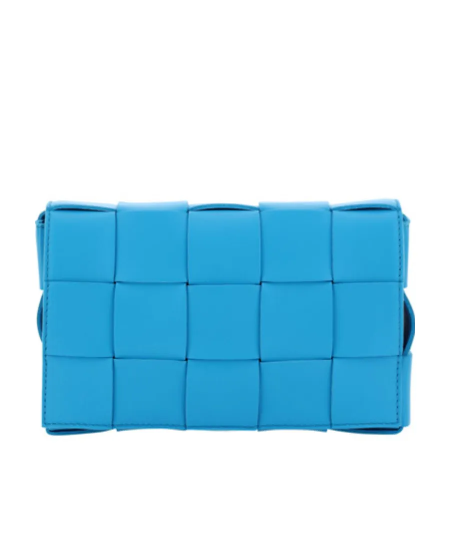Interwoven Fold-Over Shoulder Bag