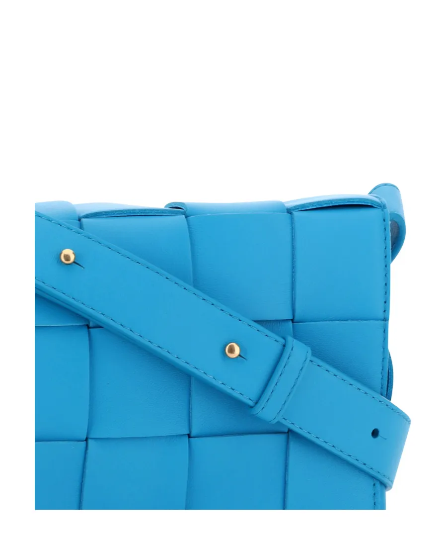 Interwoven Fold-Over Shoulder Bag