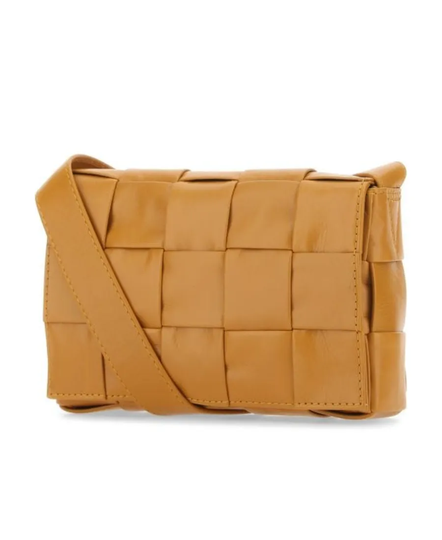 Logo Woven Shoulder Bag