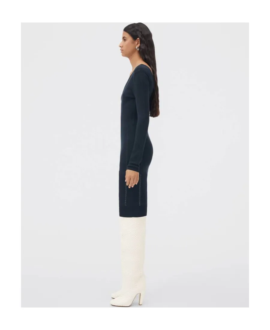Logo Silk Dress
