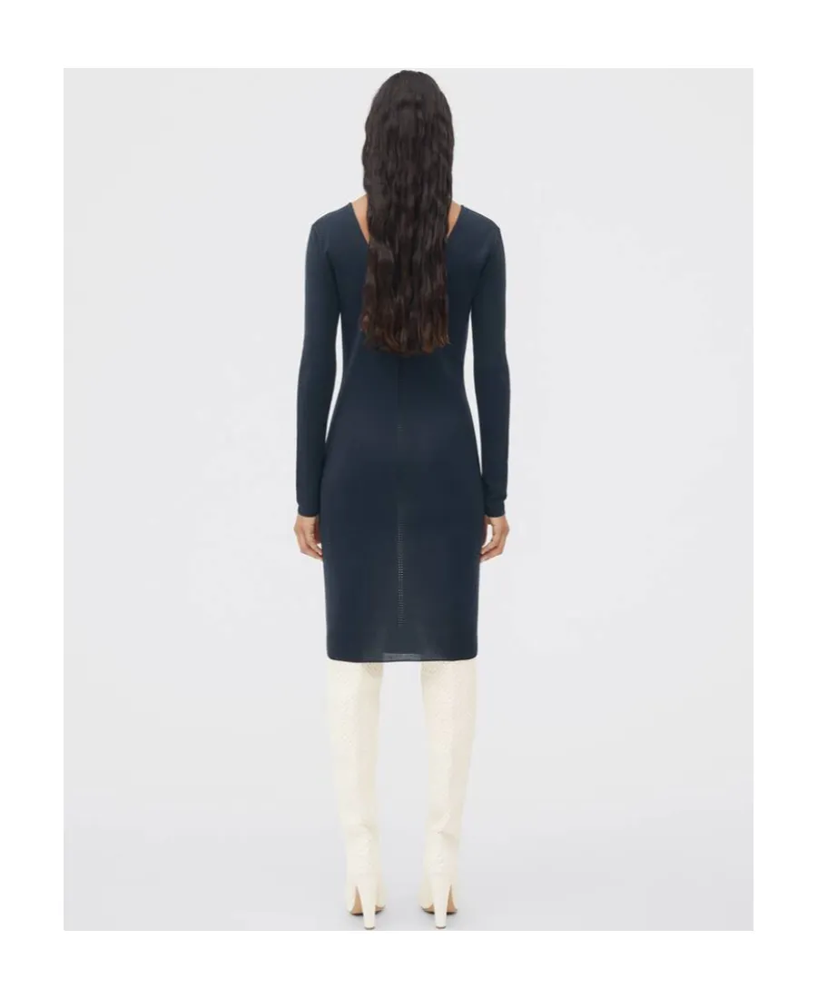 Logo Silk Dress