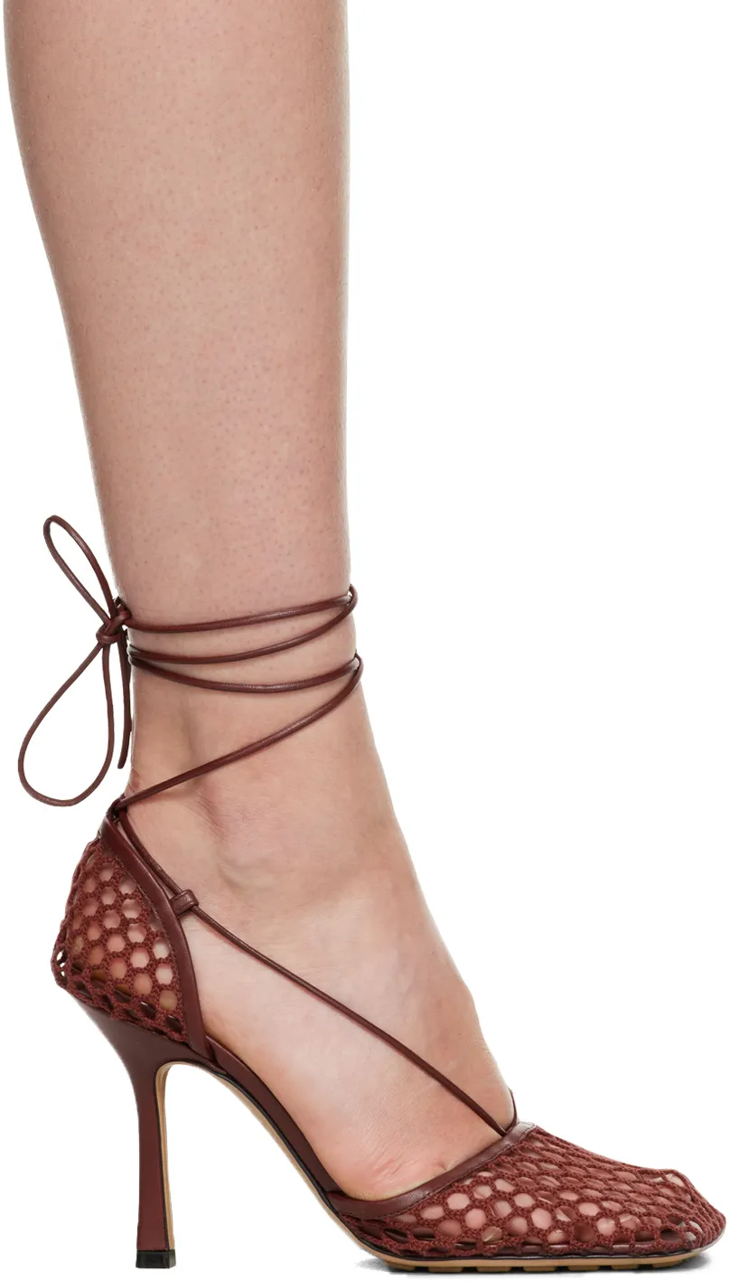 Stretch Lace-Up Pumps