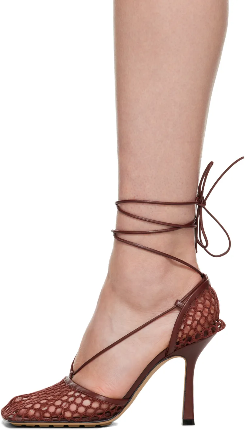 Stretch Lace-Up Pumps