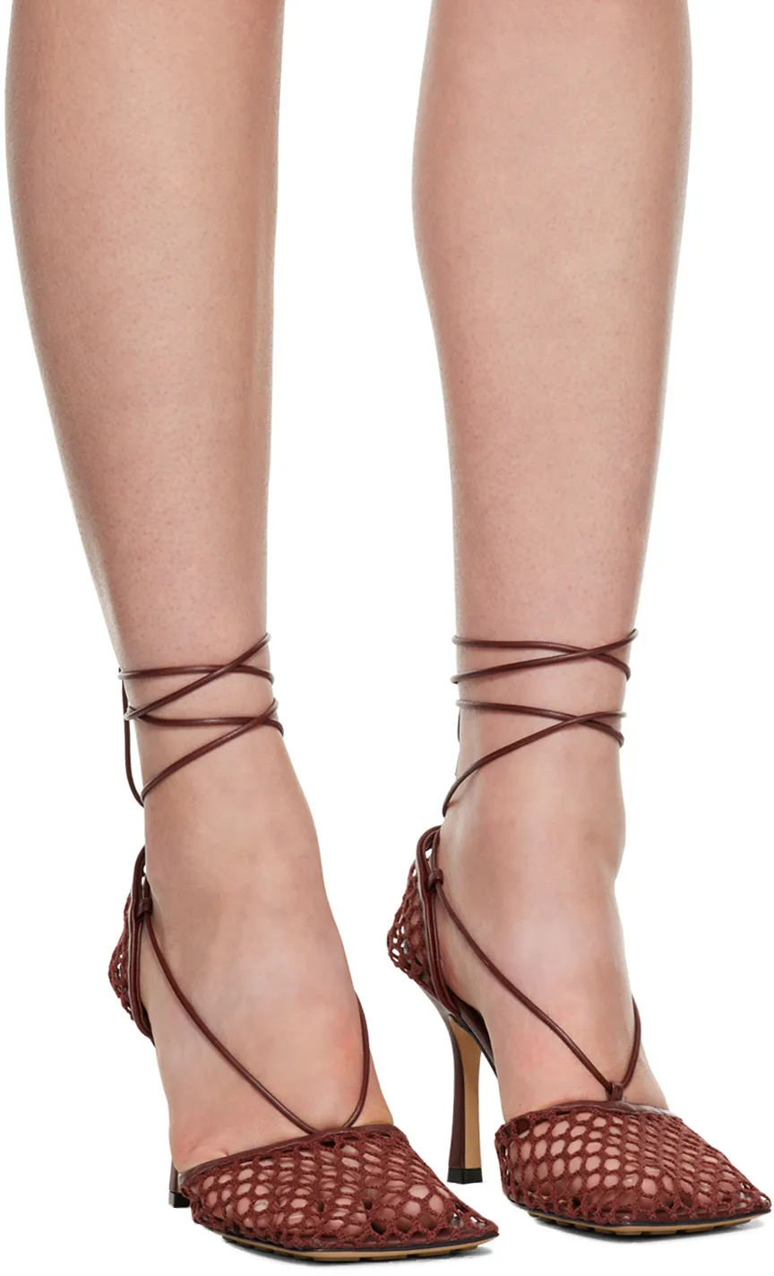 Stretch Lace-Up Pumps