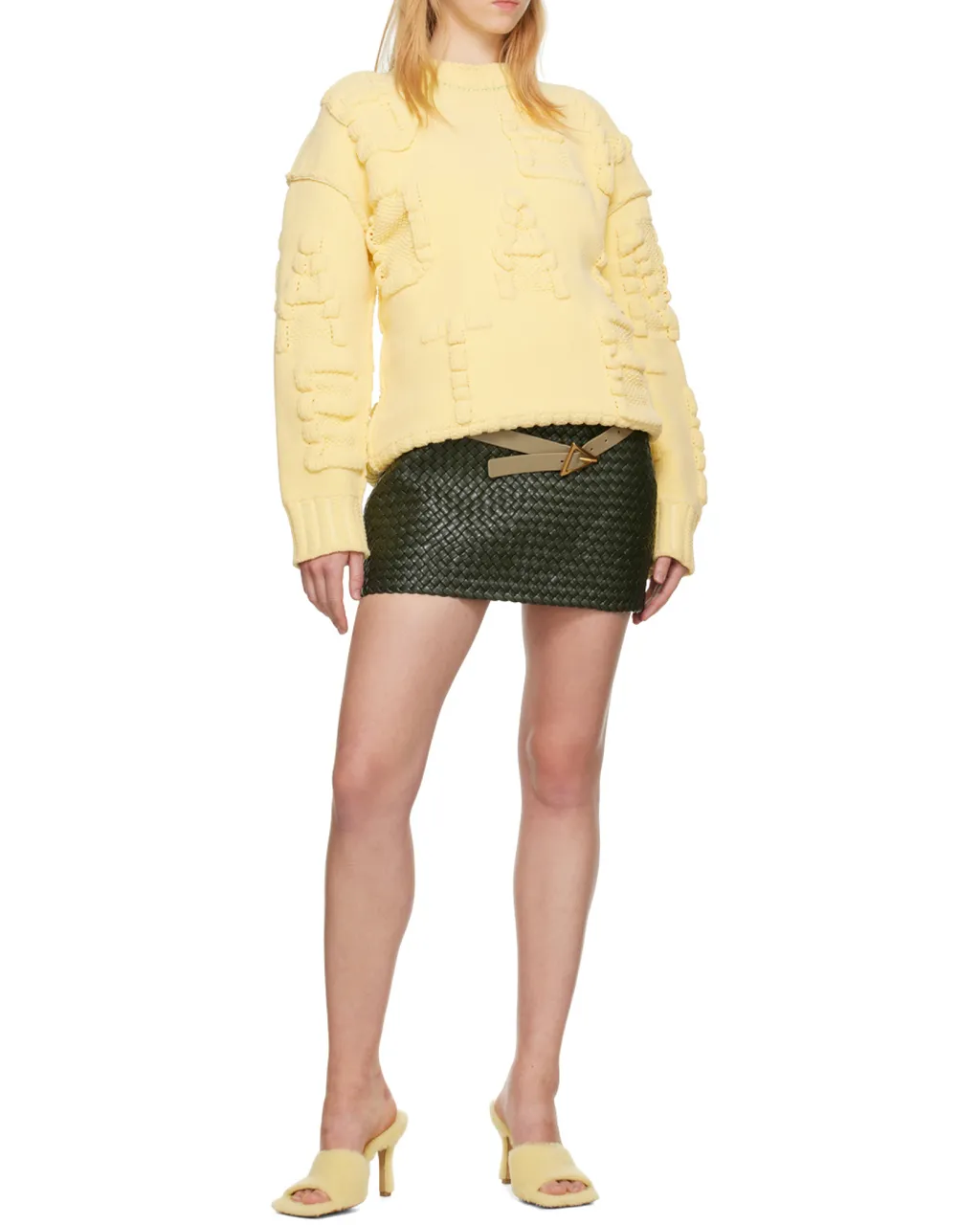 Intrecciato Mini Skirt