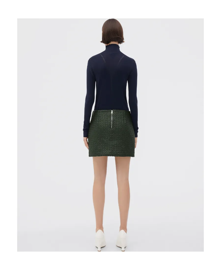 Intrecciato Mini Skirt
