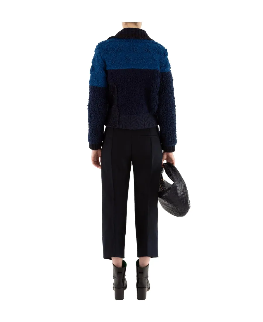 Straight-Leg Cropped Trousers
