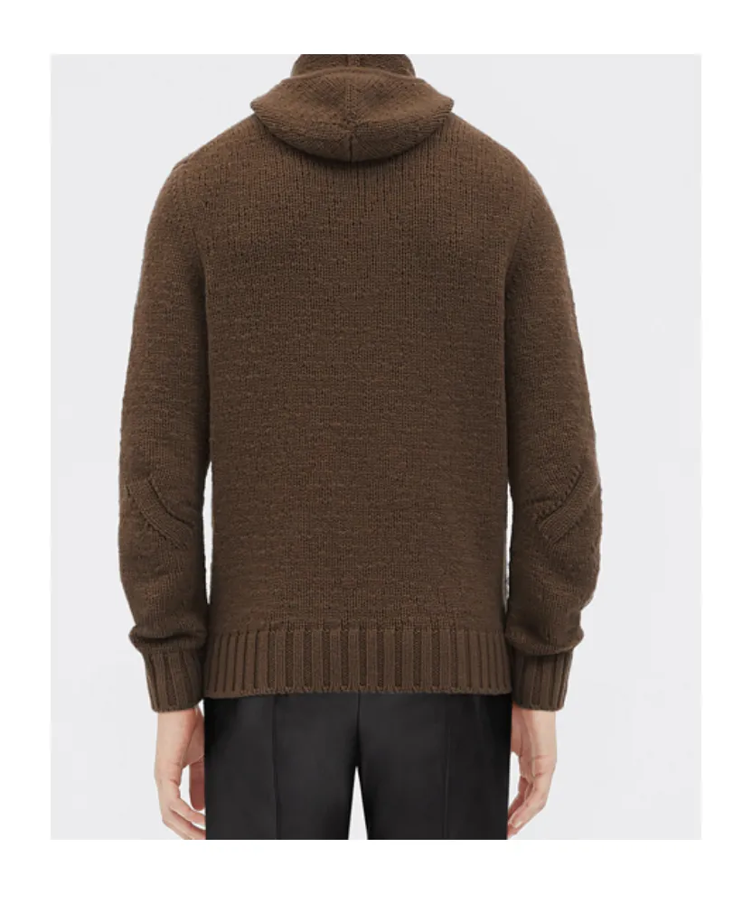 Hooded Knitted Jumper