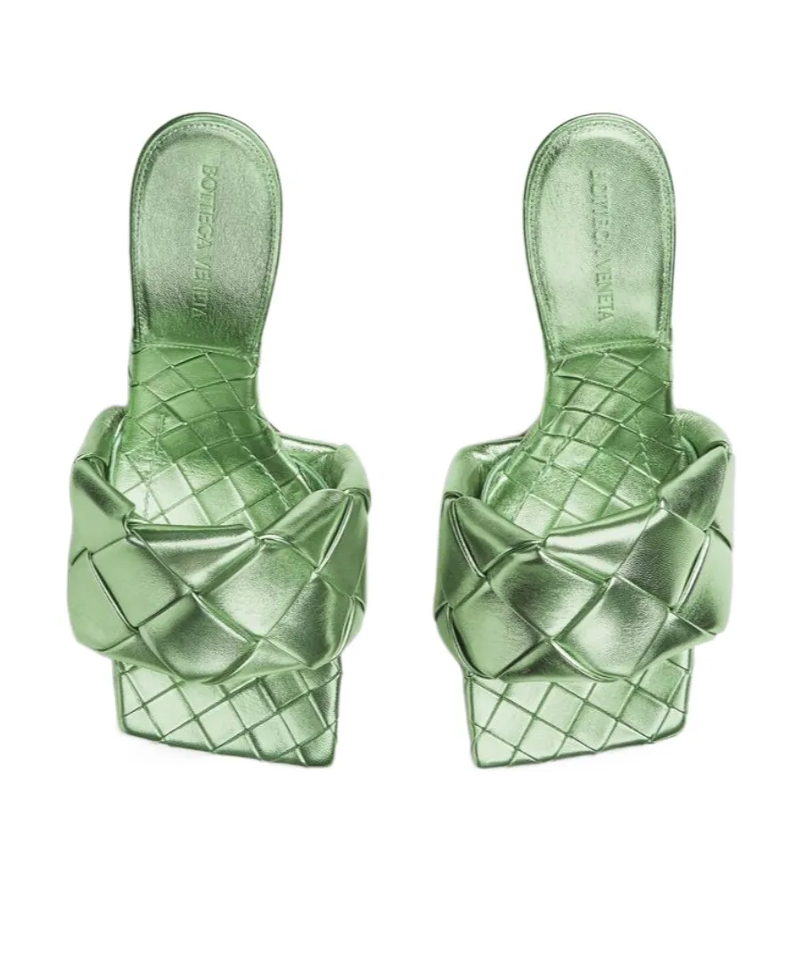 Intreccio Metallised Mules