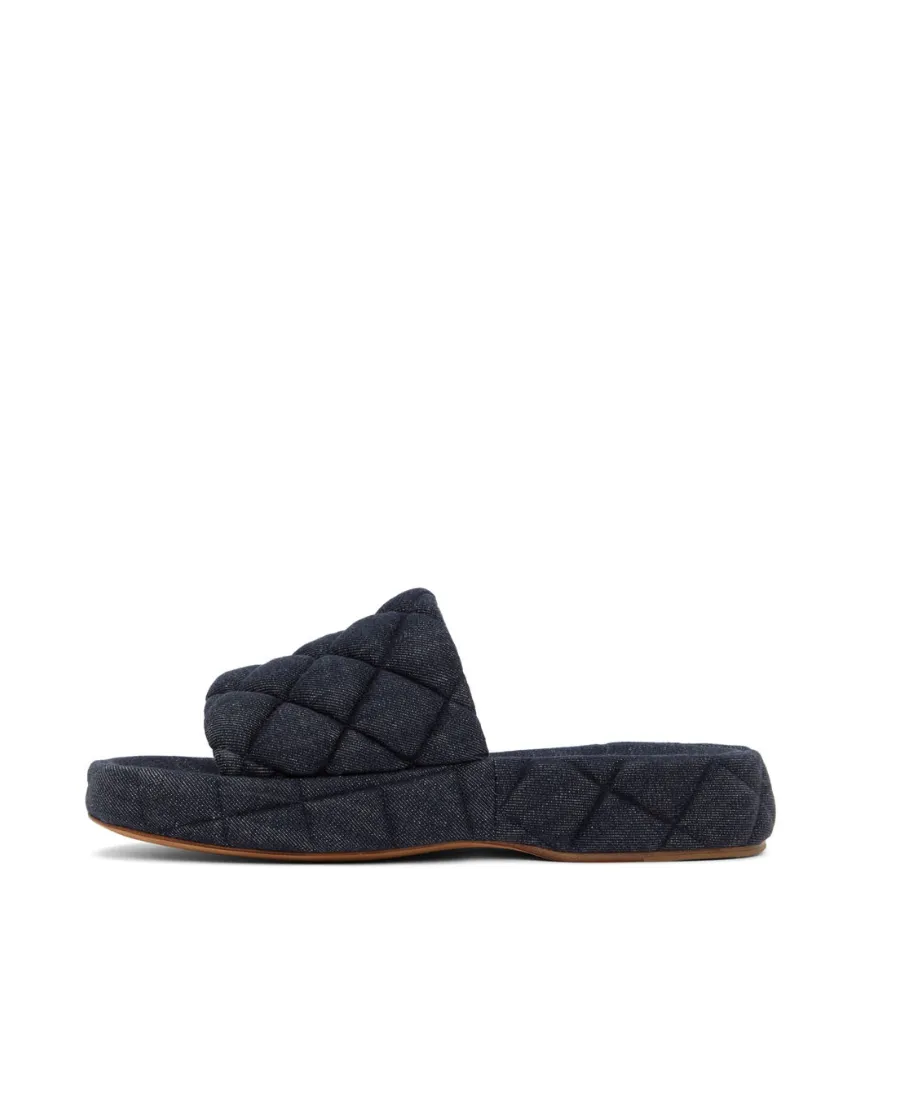 Quilted Flat Slippers