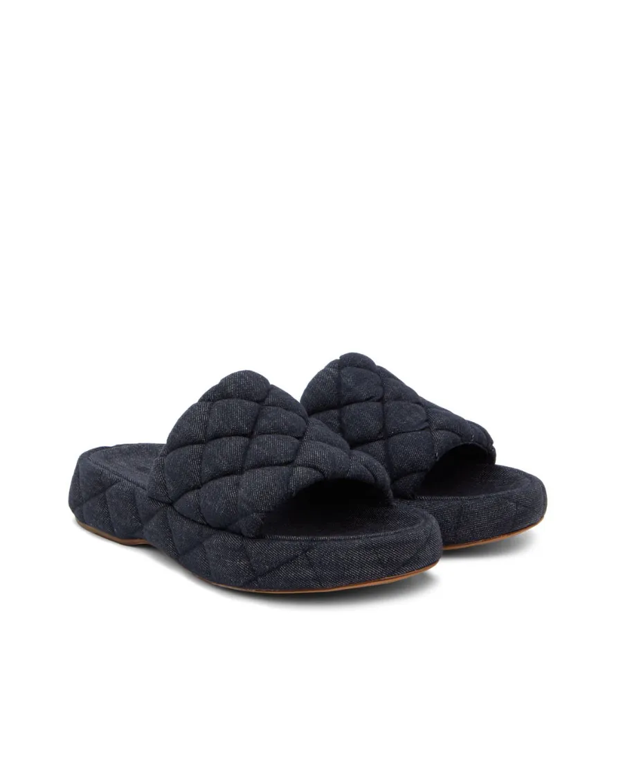 Quilted Flat Slippers