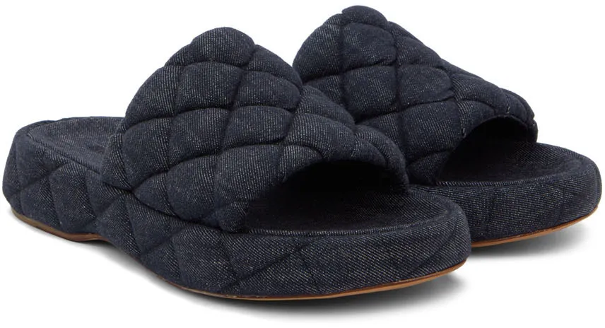 Quilted Flat Slippers