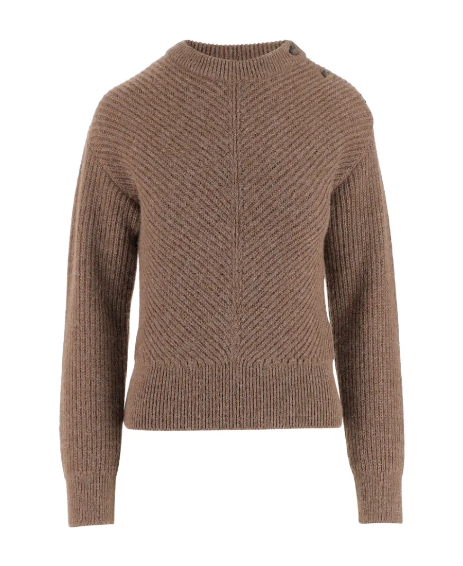 Chevron Motif Knit Jumper