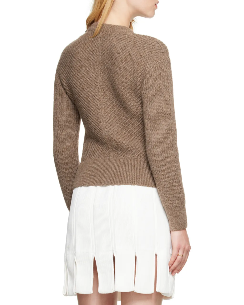 Chevron Motif Knit Jumper