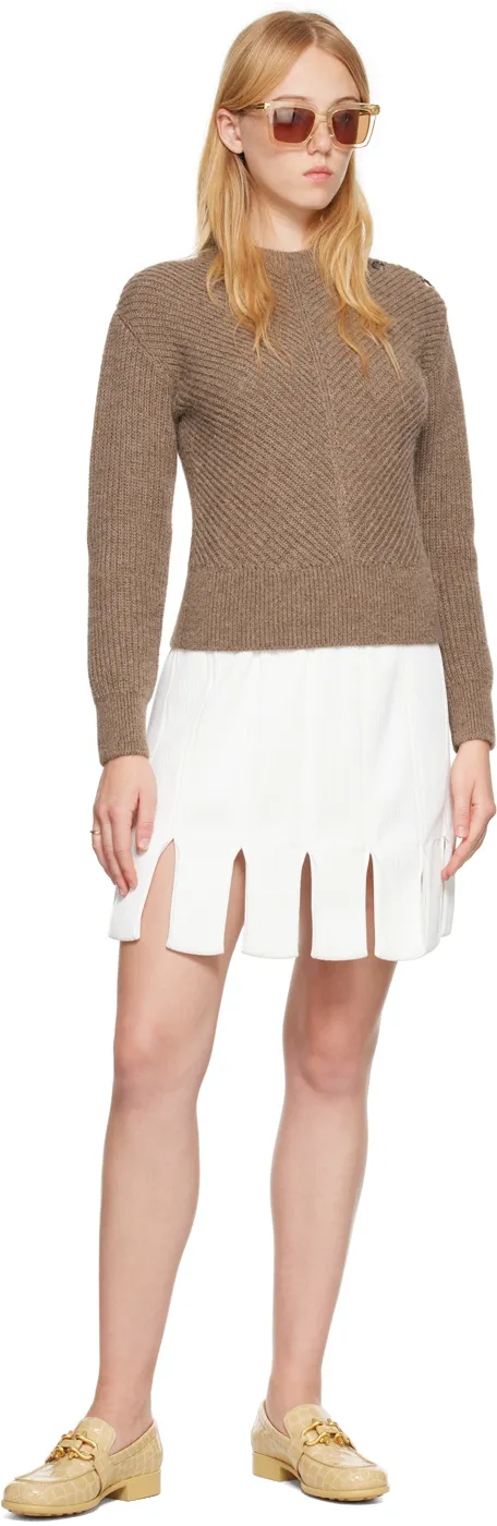 Chevron Motif Knit Jumper