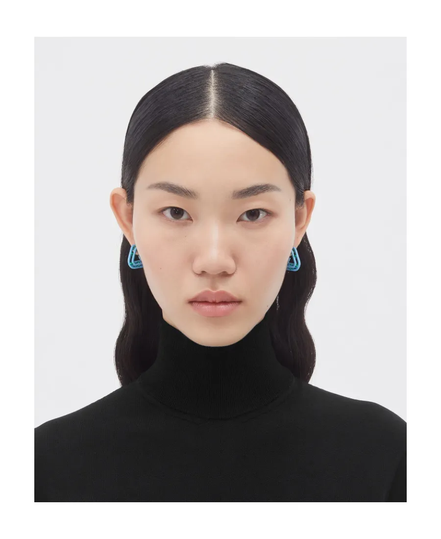 Logo Triangular Earrings