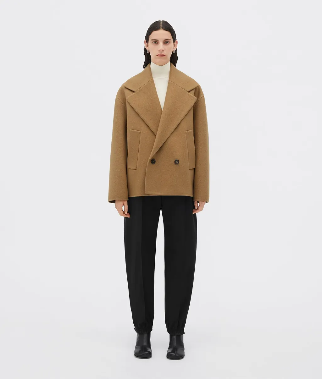 Double-Breasted Oversized Jacket