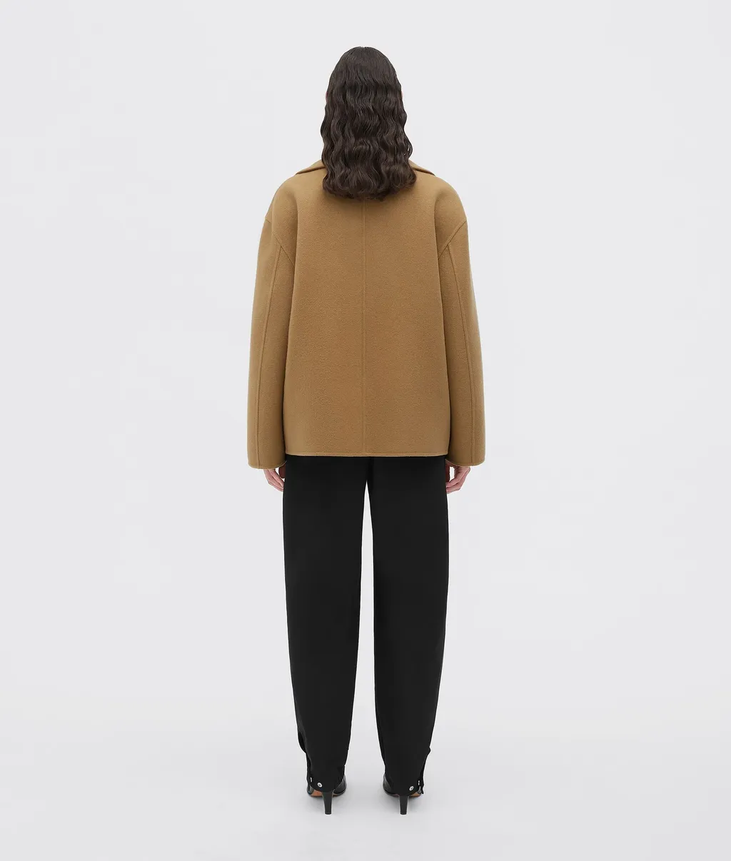 Double-Breasted Oversized Jacket