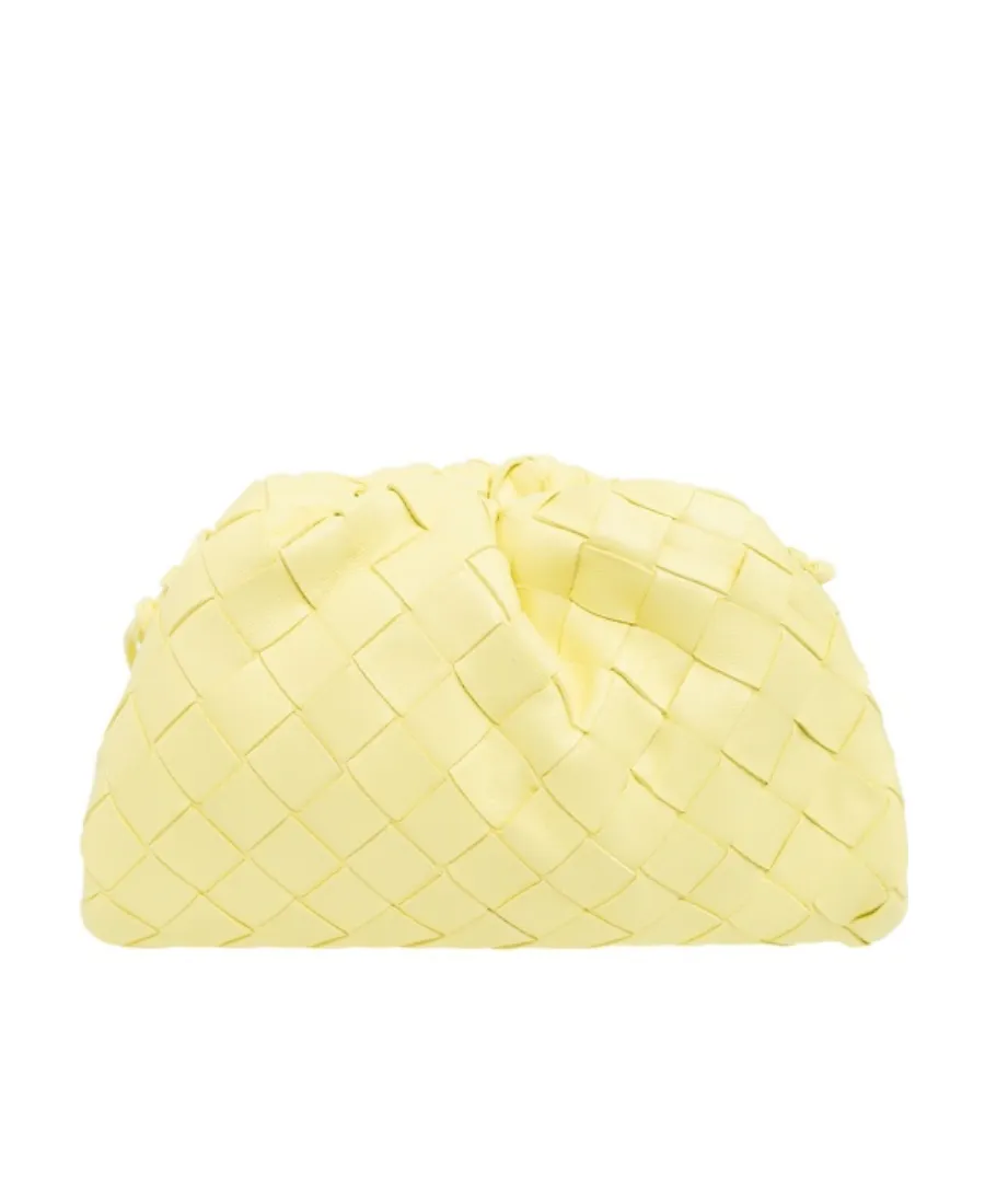 Logo Knitted Clutch
