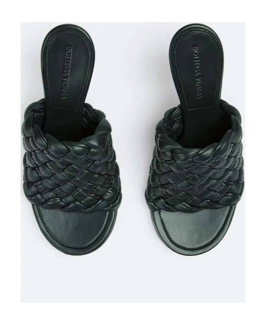 Dot Wave Intreccio Pleated Mules