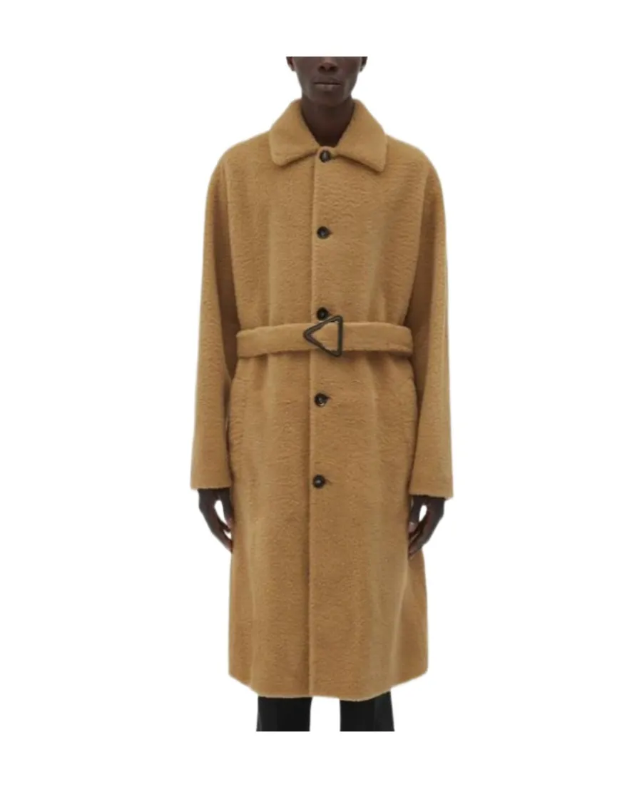 Girdle Wool Coat