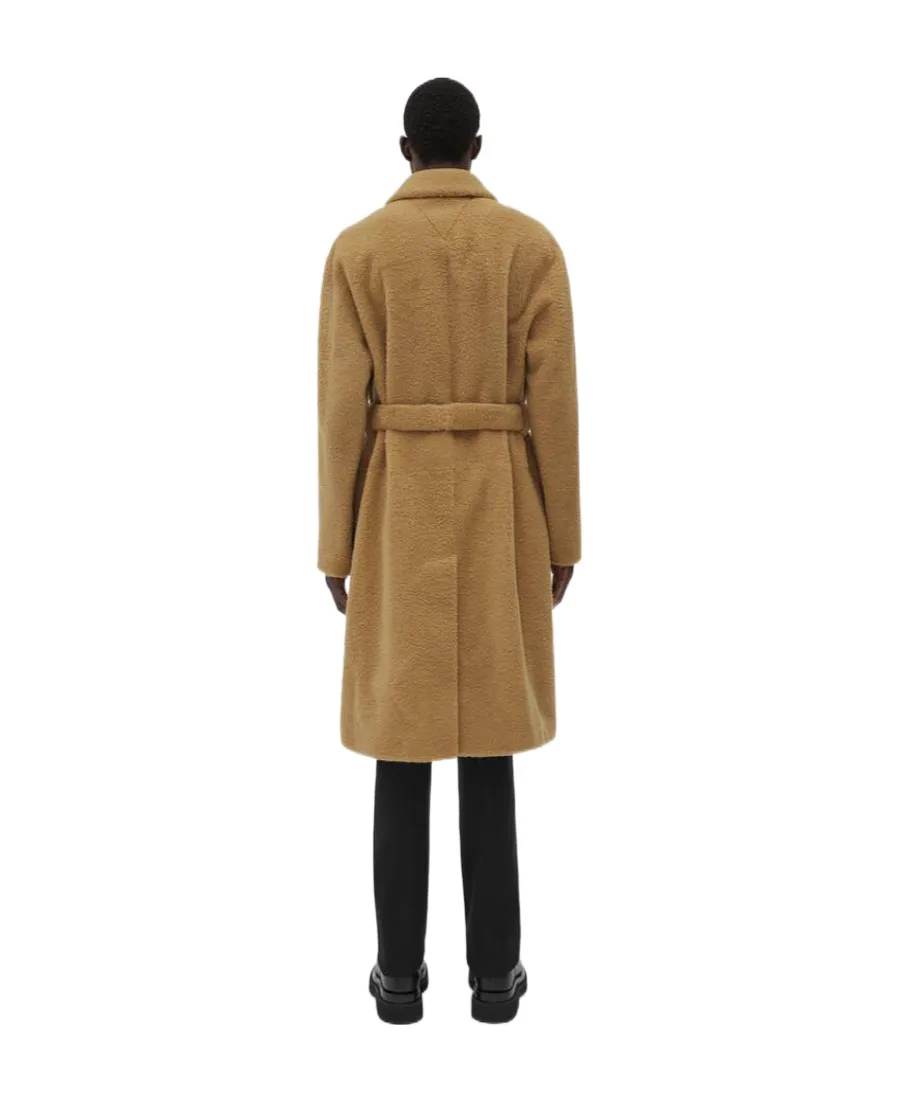 Girdle Wool Coat