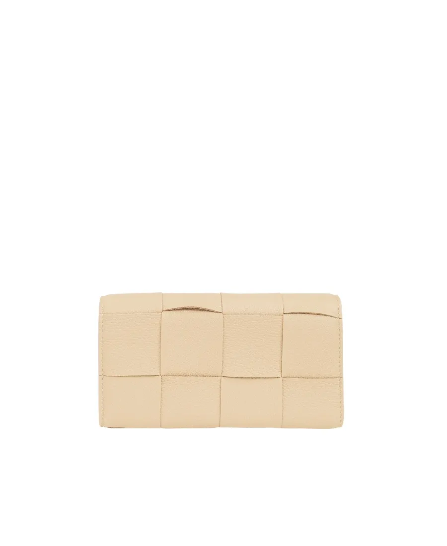 Maxi Intrecciato Leather Purse