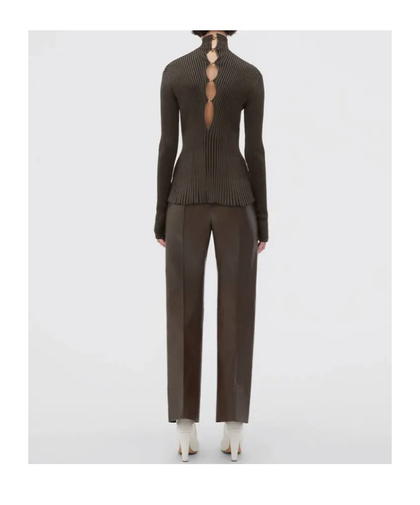 Lightweight Pleated Jumper