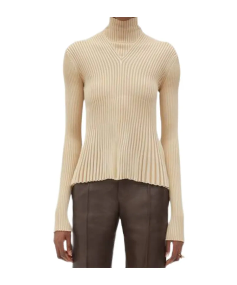 Lightweight Pleated Jumper