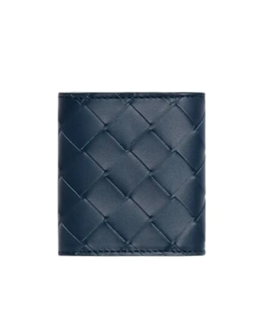 Intrecciato Leather Coin Wallet