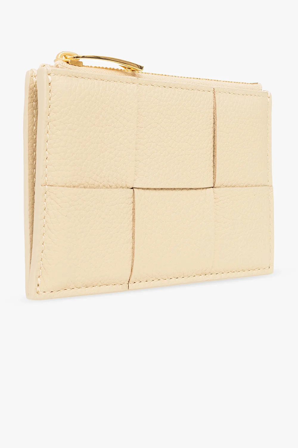 Intrecciato Zipped Card Case