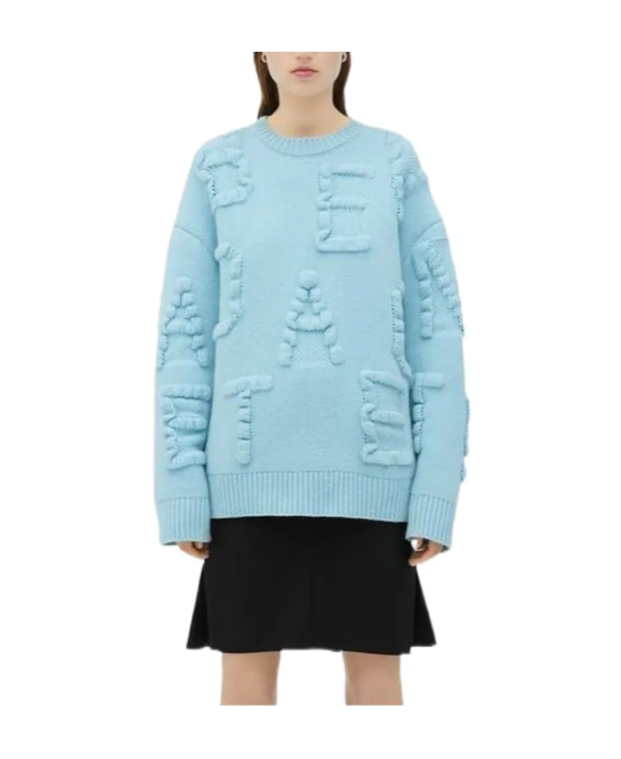 All-Over Alphabet Knitted Jumper