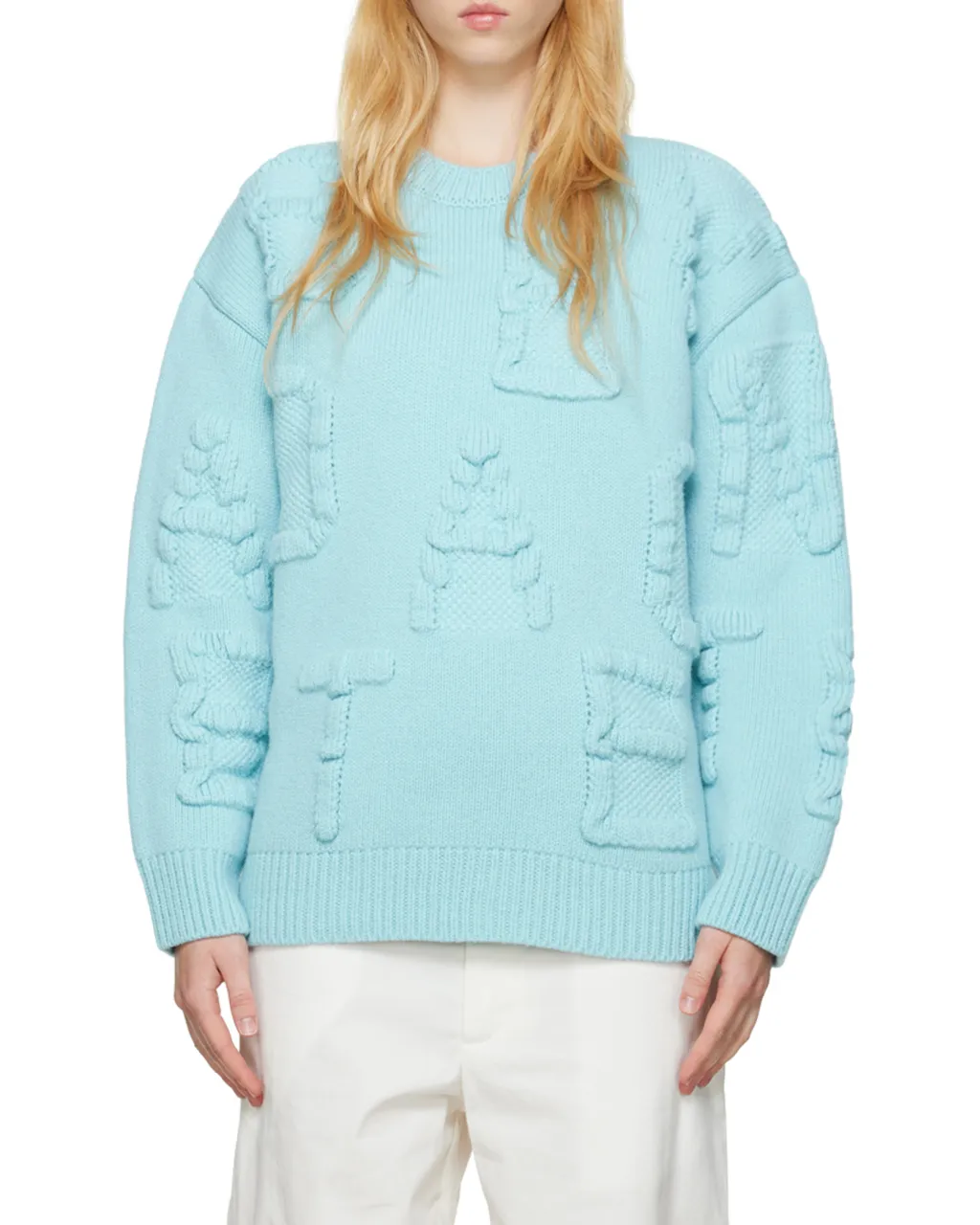 All-Over Alphabet Knitted Jumper