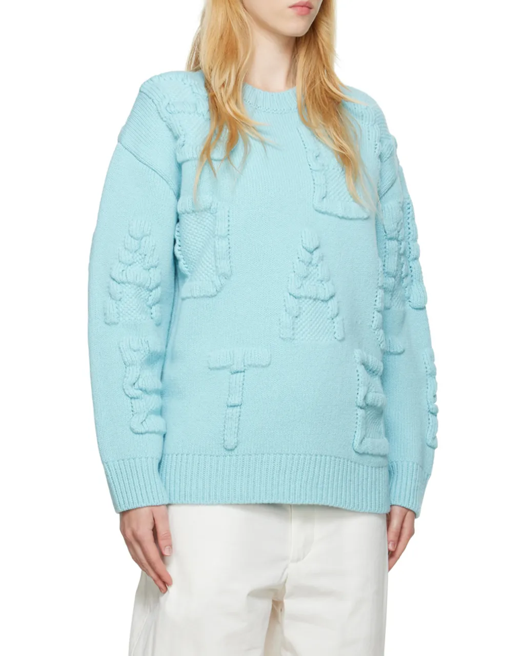 All-Over Alphabet Knitted Jumper