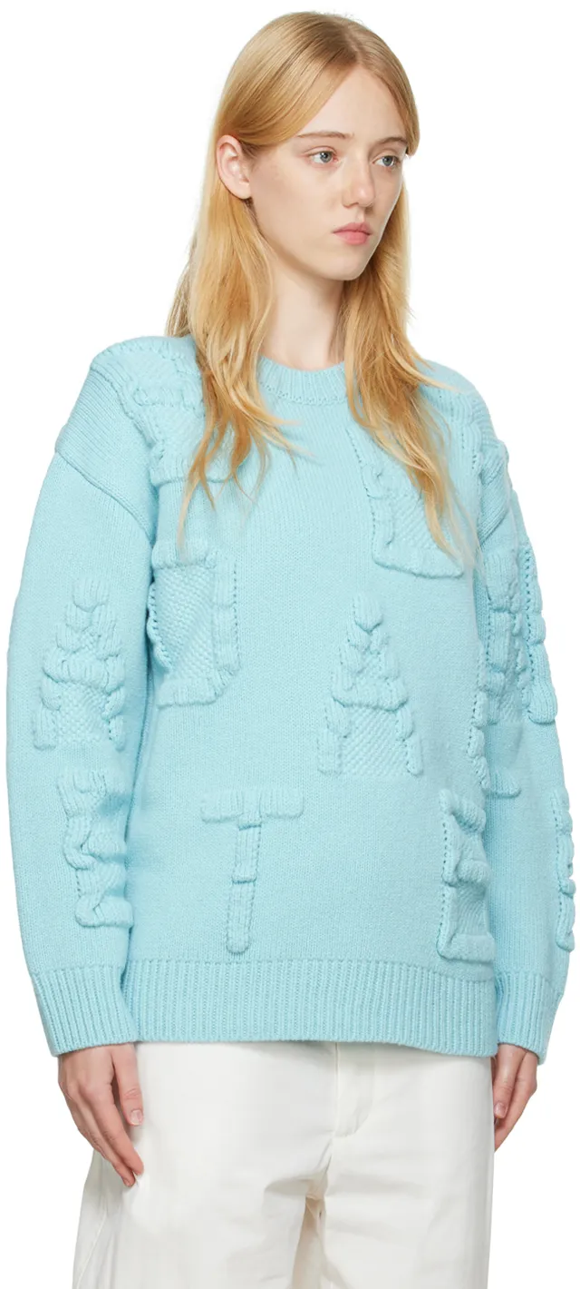 All-Over Alphabet Knitted Jumper