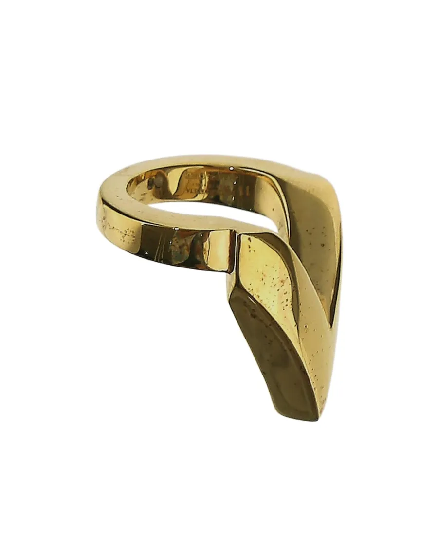 18 Carat Gold-Plated Silver Ring