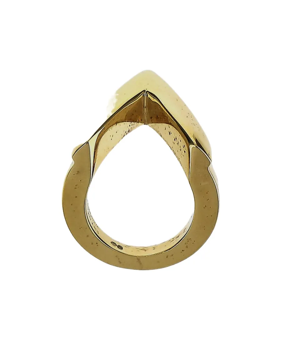 18 Carat Gold-Plated Silver Ring